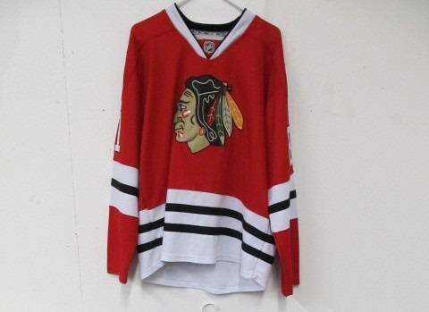 lot 20 image: Marian Hossa Chicago Blackhawks Hockey Jersey