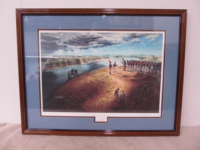 lot 30 image: Signed Numbers WITH ALL THE HONORS OF WAR Framed Print by Michael Haynes