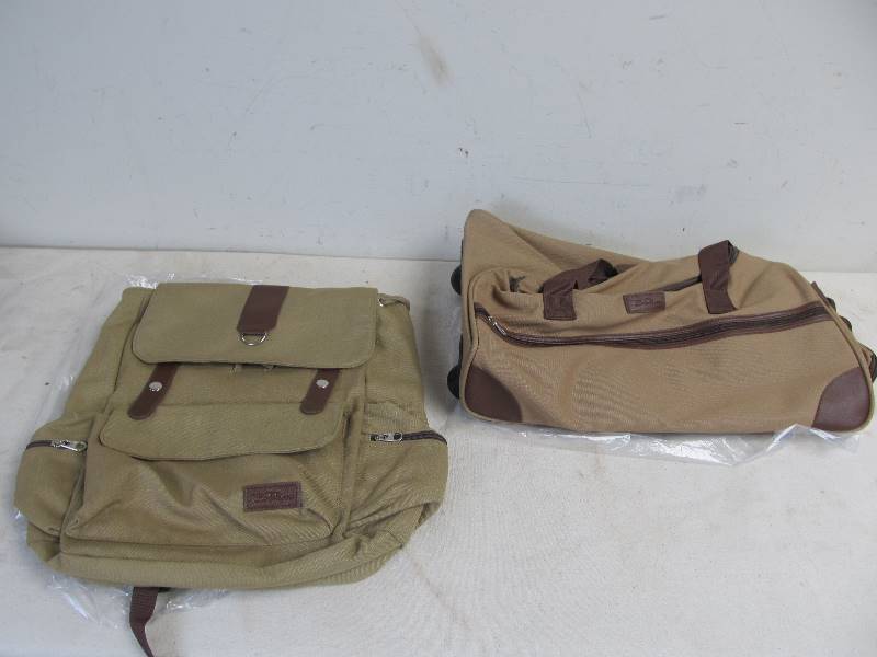 lot 139 image: 2 BRAND NEW Canvas Bags