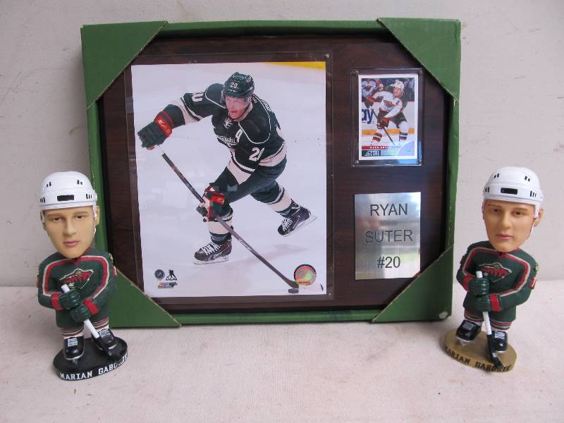 lot 140 image: Lot of MN Wild Items Bobbleheads etc