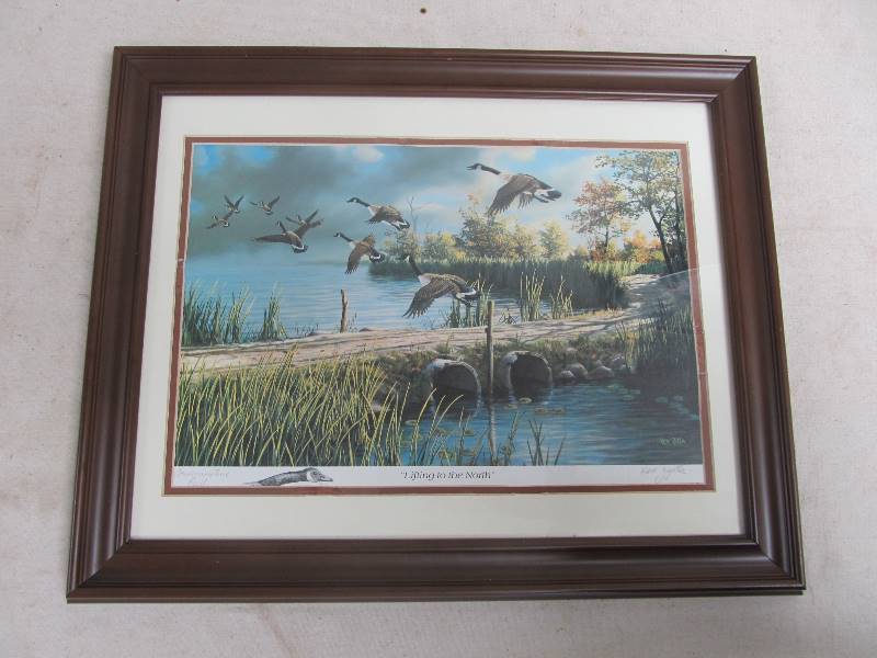 lot 145 image: Nice KEN ZYLLA Lifting to the North Commemorative Print