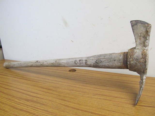 lot 119 image: Antique CSTPM&ampO Railroad Adze