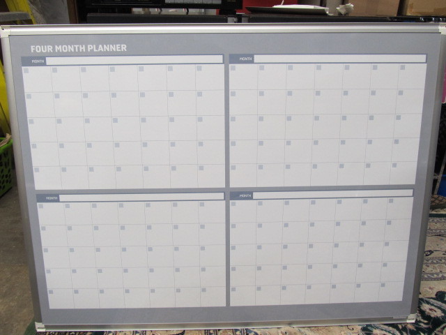 lot 125 image: BRAND NEW Large 4-Month Dry Erase Board
