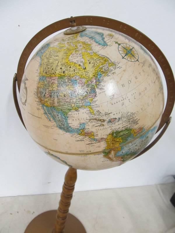 lot 161 image: Vintage Imperial Standing Globe 12
