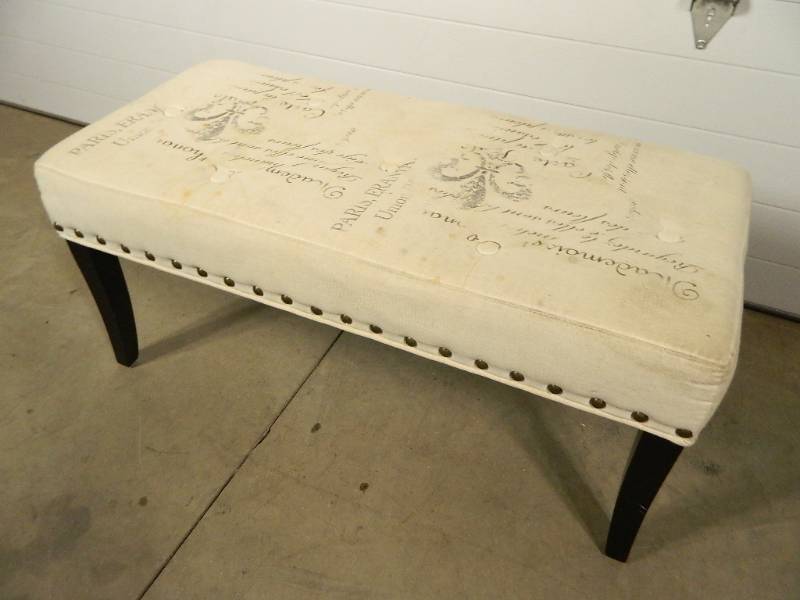 lot 235 image: Super Cute Nailhead Trim Bench