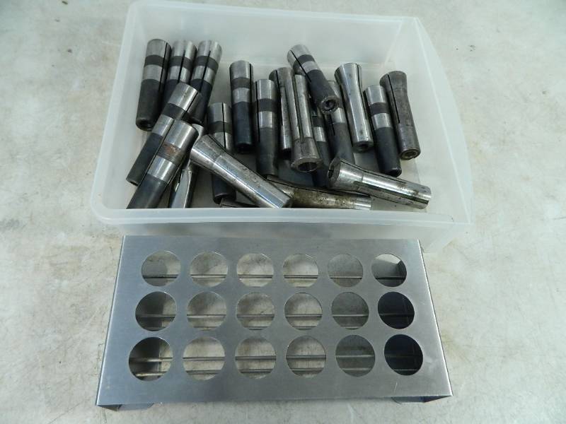 lot 58 image: 21 Machining Collets