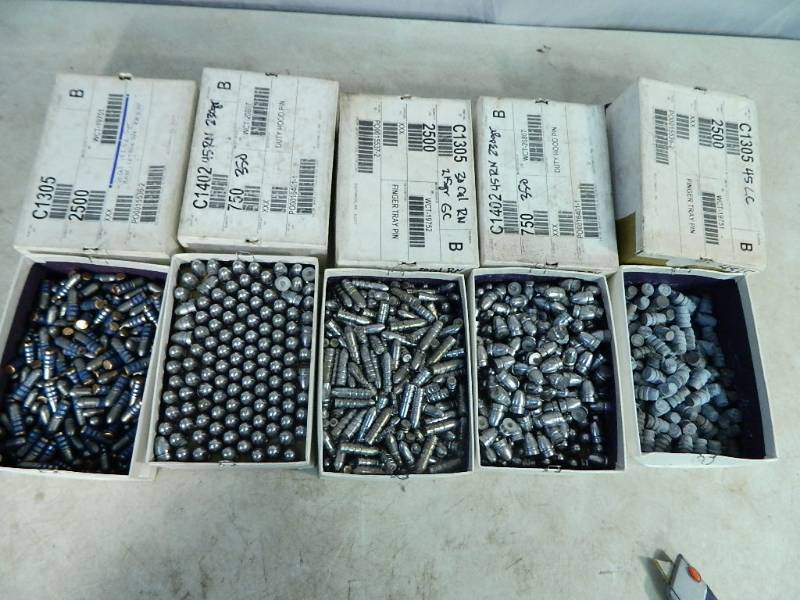 lot 76 image: 5 Boxes of Custom Lead Bullets