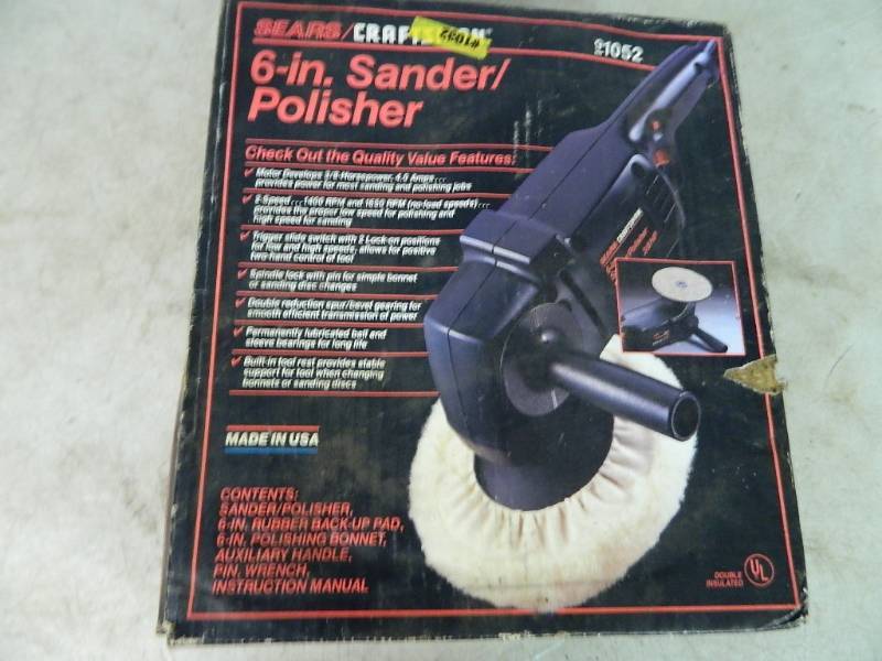 lot 106 image: New Craftsman Polisher  Sander