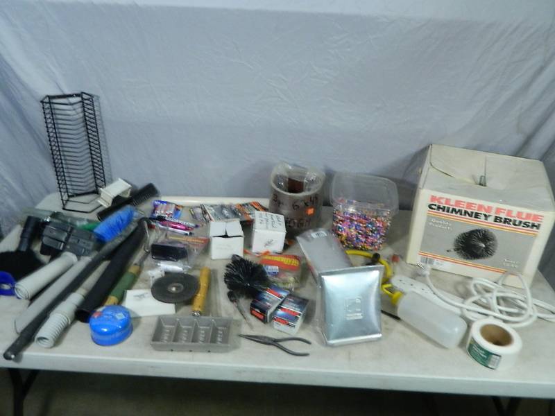 lot 126 image: Chimeny Brush, Tools, Shop Supplies, Etc