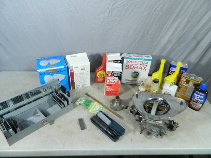 lot 145 image: Drill Bits, Carb, Chemicals, and More