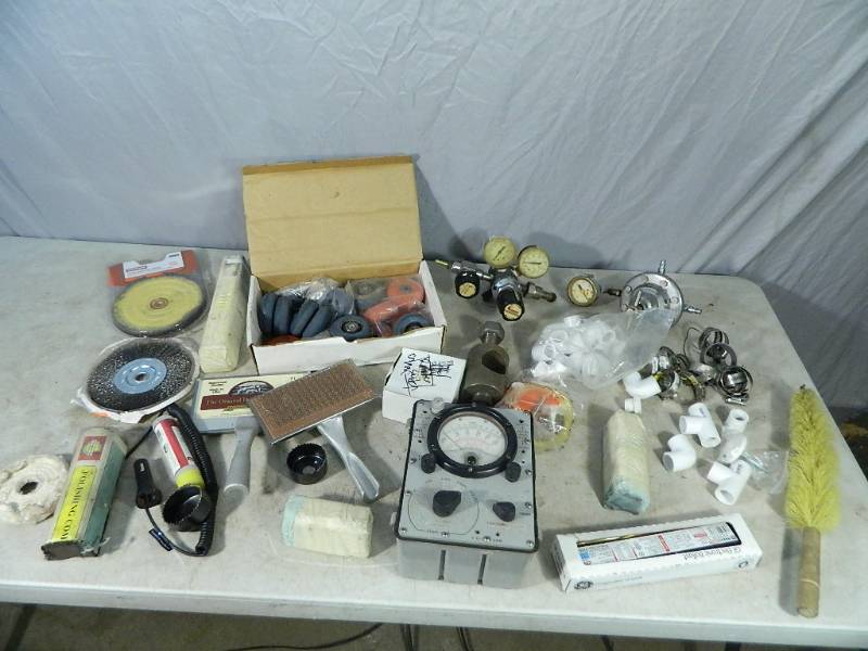 lot 156 image: Regulators, Buffing Compound, Hardware, Etc