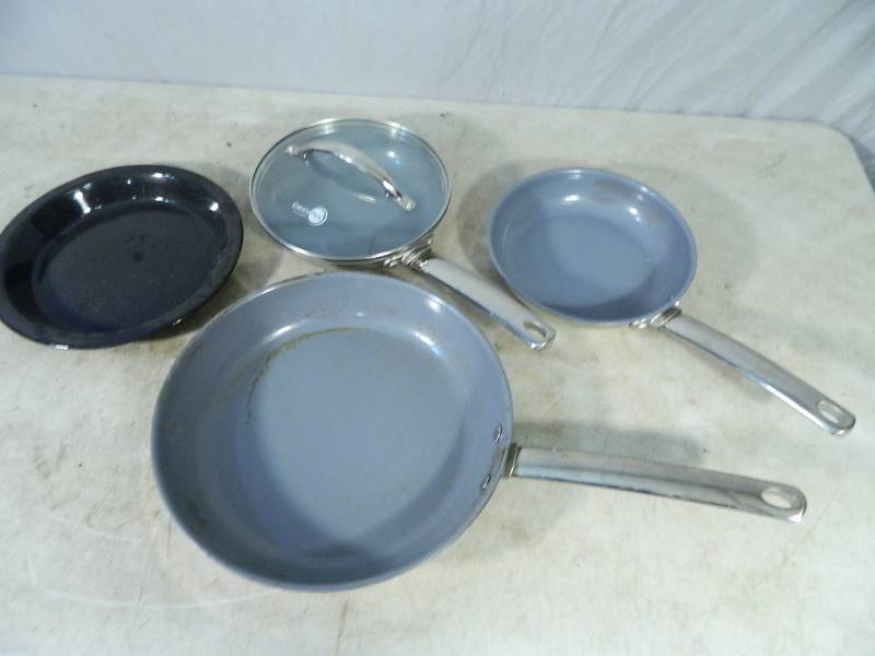lot 165 image: Green Pan Frying Pans and More