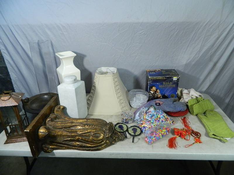 lot 179 image: Decorations, Vases, Beads, and Lots More