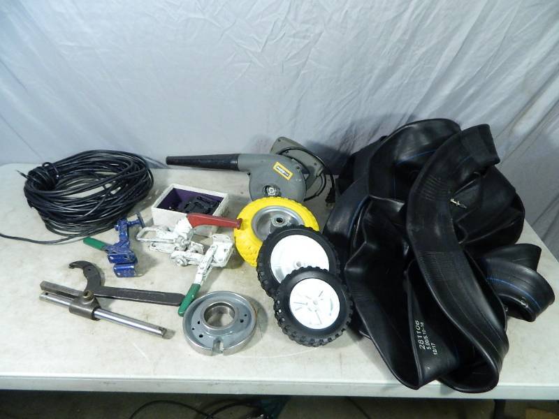 lot 185 image: New Tubes, Wheels, Tools, Etc
