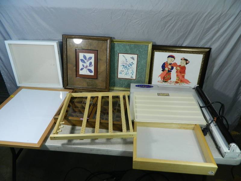 lot 188 image: Wall Decor, Shadow Boxes, Blacklight, Etc