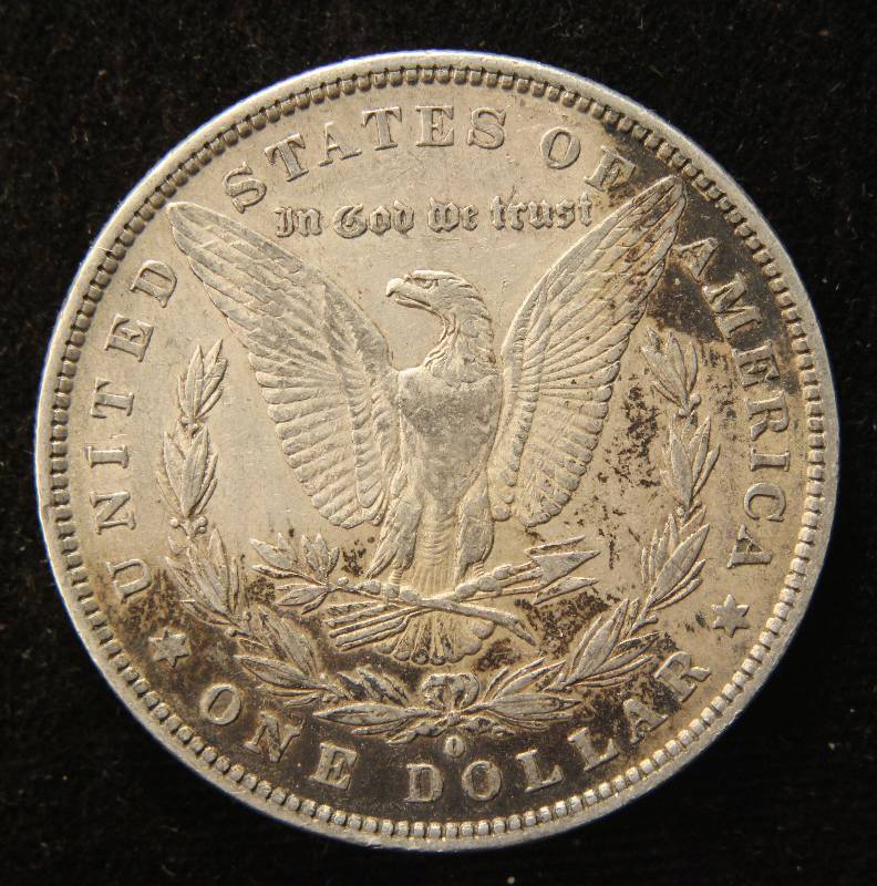 1880-O MORGAN SILVER DOLLAR