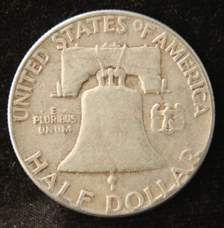 1953 FRANKLIN SILVER HALF DOLLAR