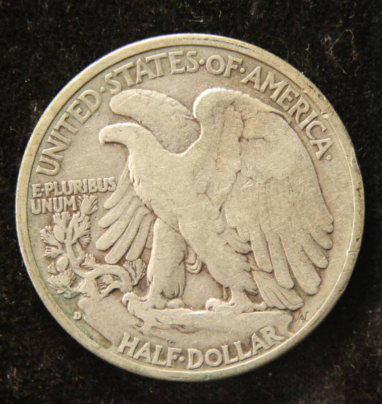1938-D WALKING LIBERTY HALF DOLLAR BETTER DATE COIN