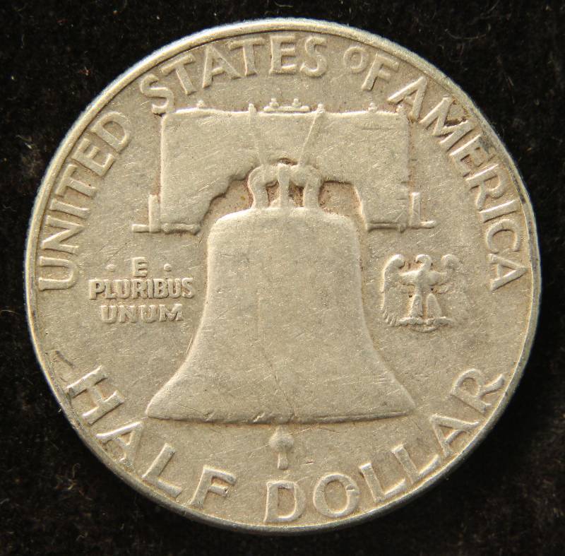 1952 FRANKLIN SILVER HALF DOLLAR