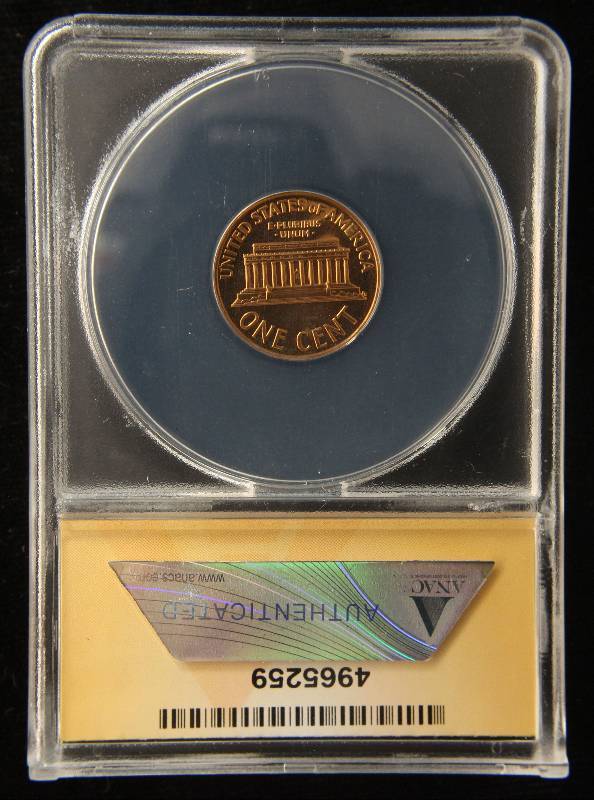 1959 PROOF LINCOLN MEMORIAL CENT PF66 RED ANACS