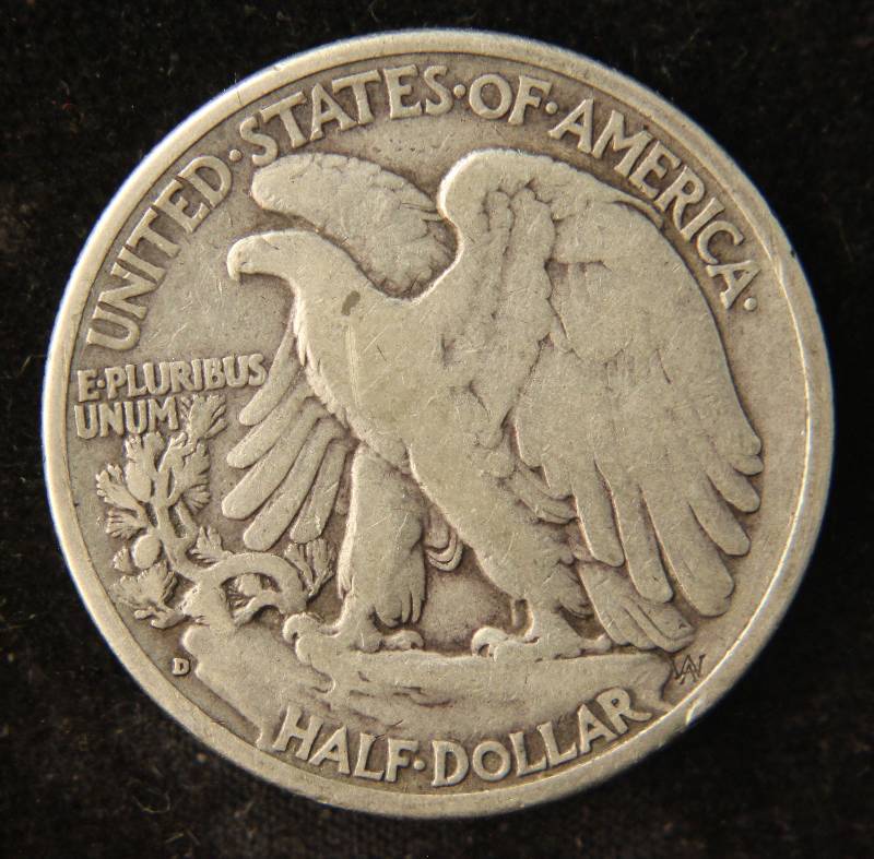 1936-D WALKING LIBERTY HALF DOLLAR