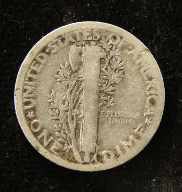 1921 MERCURY SILVER DIME BETTER DATE COIN