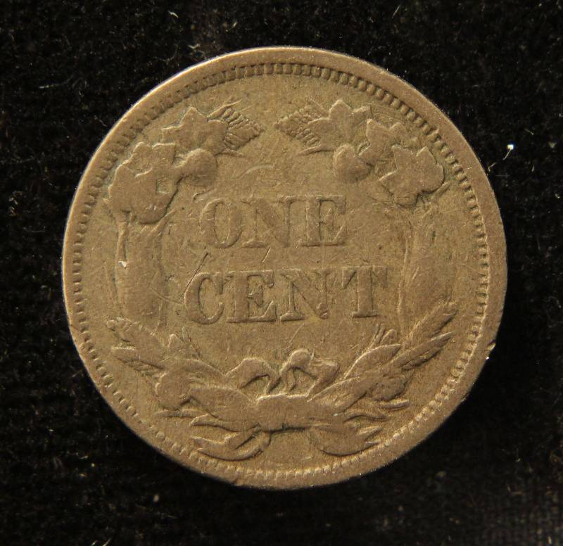 1858 SMALL LETTERS FLYING EAGLE CENT