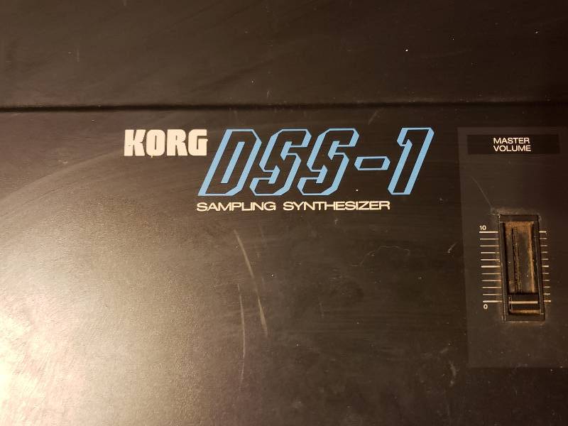 lot 8 image: Korg DSS-1 Sampling Synthesizer