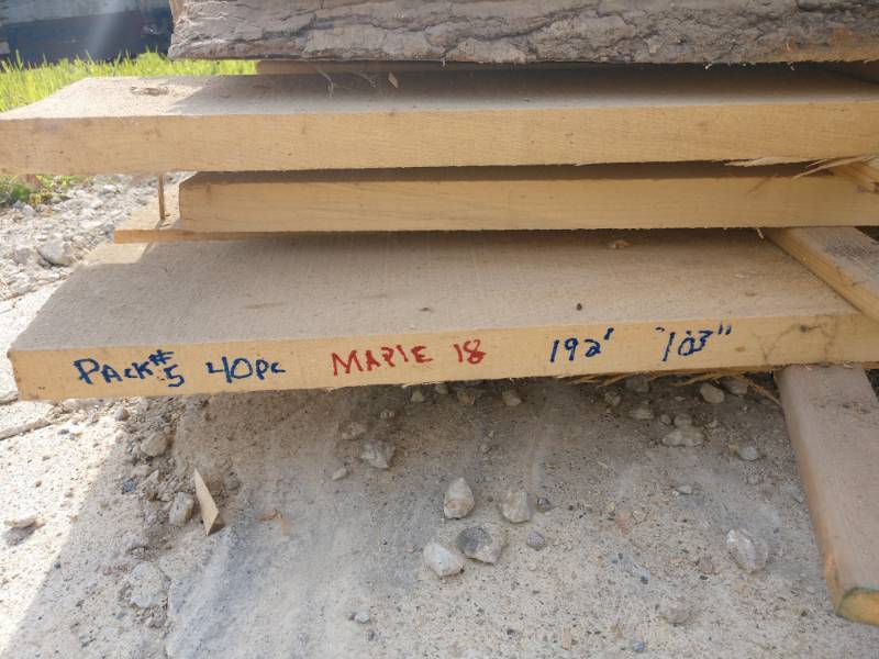 Maple Boards 1 inch Thick