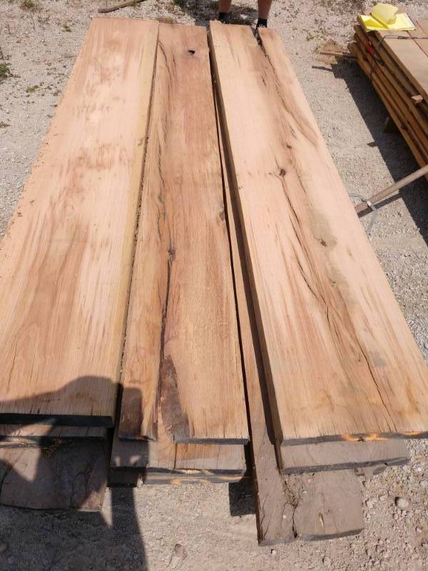 Wormy Red Oak Boards 1 Inches Thick