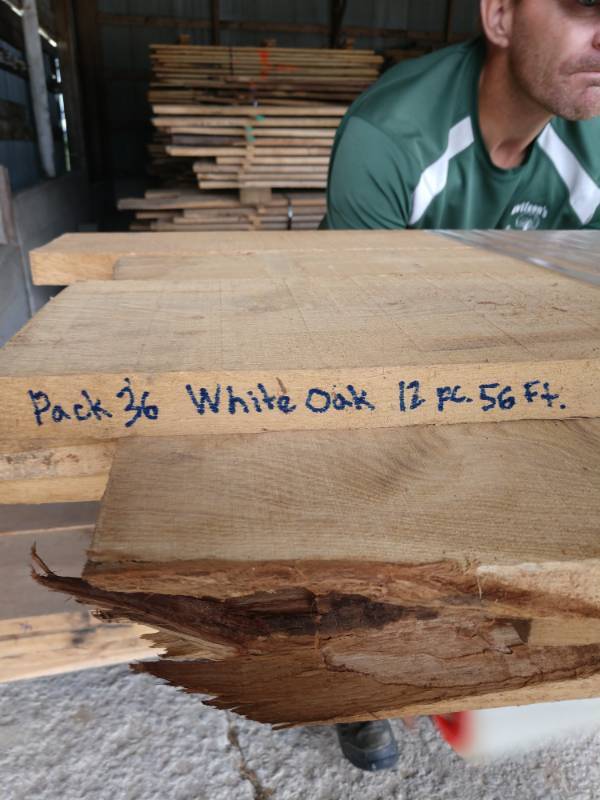 White Oak Boards 1 Inches Thick x 99 inches Long