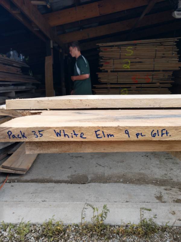 White Elm Boards 1 Inches Thick x 130 inches Long