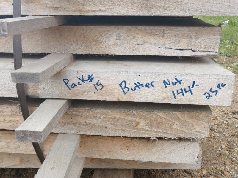 Butternut Boards 2 Inches Thick x 62 inches Long
