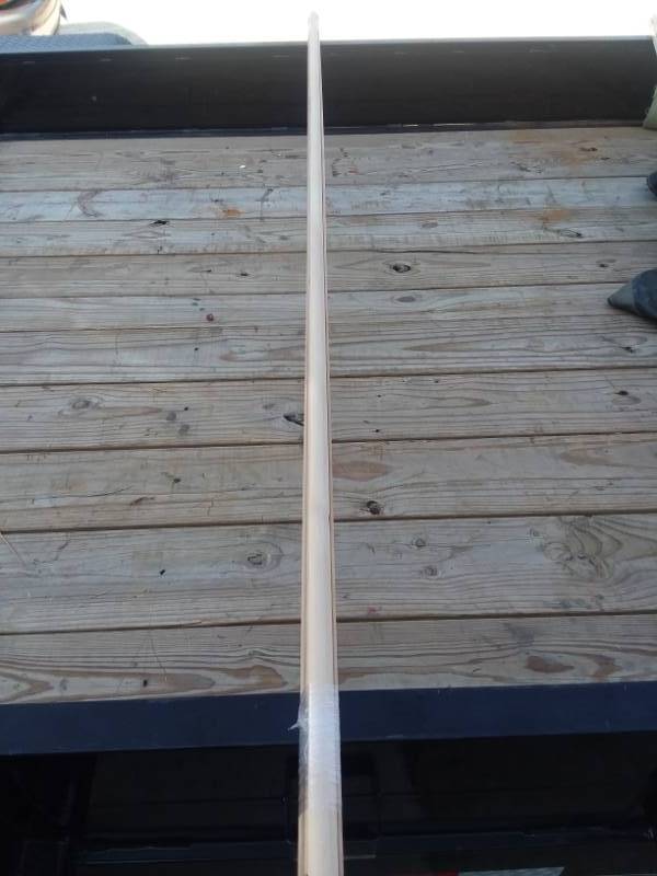 Lot Of 200 Linear Feet Of Hickory Base Shoe Molding High