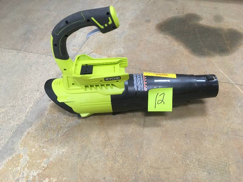 Ryobi 155 MPH 300 CFM 40-Volt Lithium-Ion Cordless Jet Fan Blower  tested in working condition