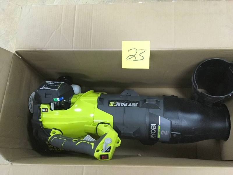 Ryobi 160 MPH 520 CFM 25cc Gas Jet Fan Blower used in working condition