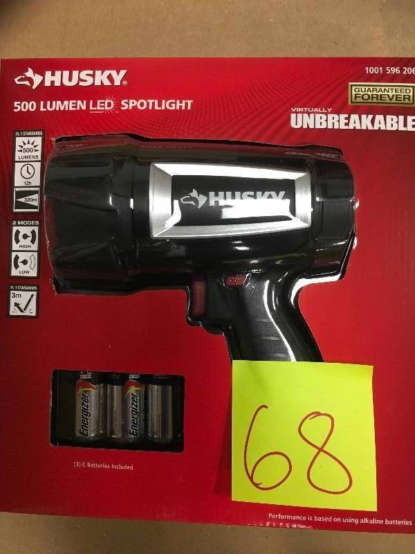 Husky 500lumen Unbreakable Spotlight