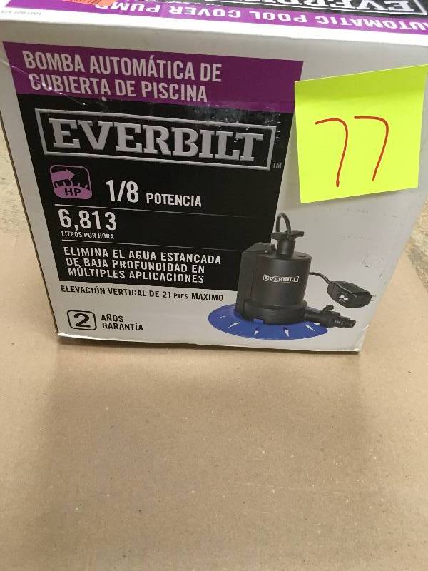 Everbilt 18 HP Pool Cover Pump