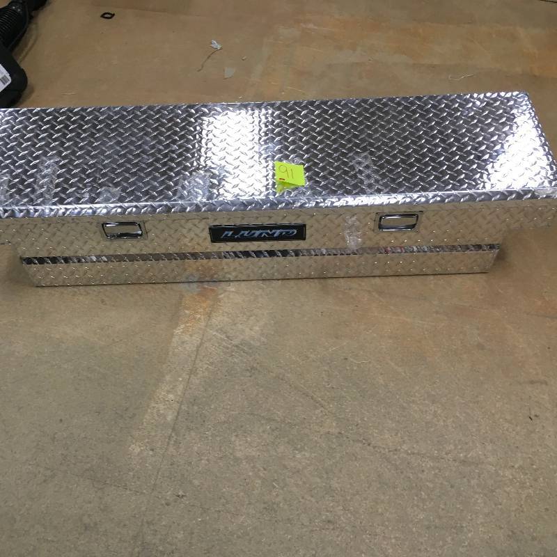 Lund 70 in. Aluminum Full Size Side Mount Truck Box, Black not used