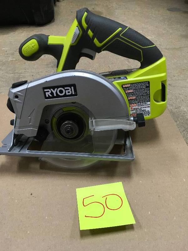 Ryobi Circular saw has 5-12 in working condition.