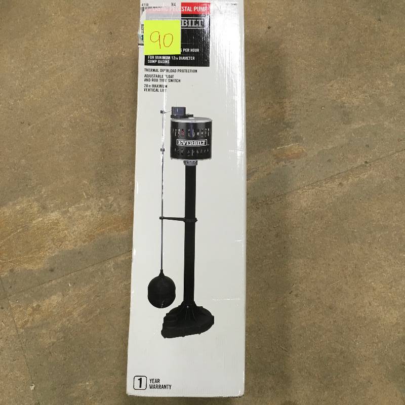 Everbuilt 13 HP Pedestal Sump Pump