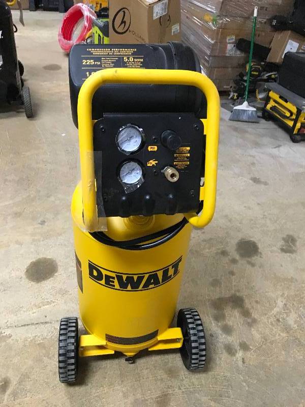 Dewalt 15 Gal. Portable Electric Air Compressor in working conditions