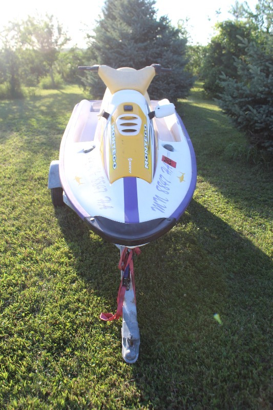 lot 2657 image: 1997 Arctic Cat Tigershark Montego 640cc w Trailer