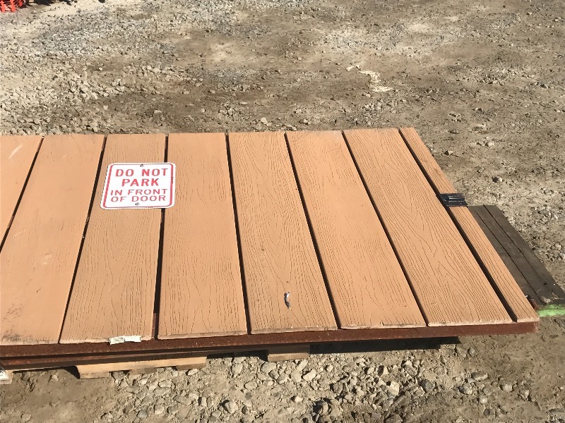 lot 4 image: (2) Heavy Duty Doors  Gates