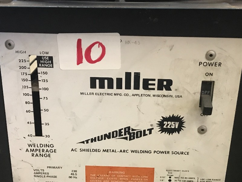 lot 10 image: Miller Arc Welder