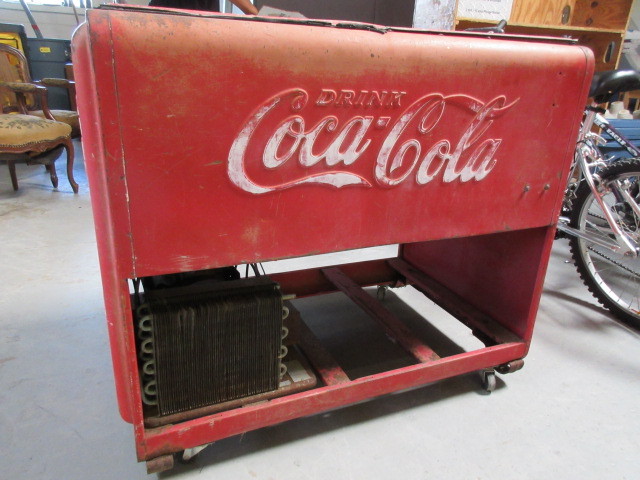 large coca cola fridge