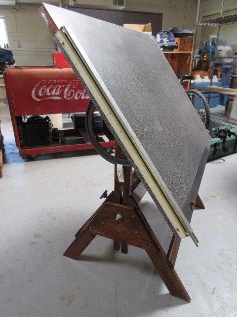 lot 502 image: SMALL DRAFTING TABLE