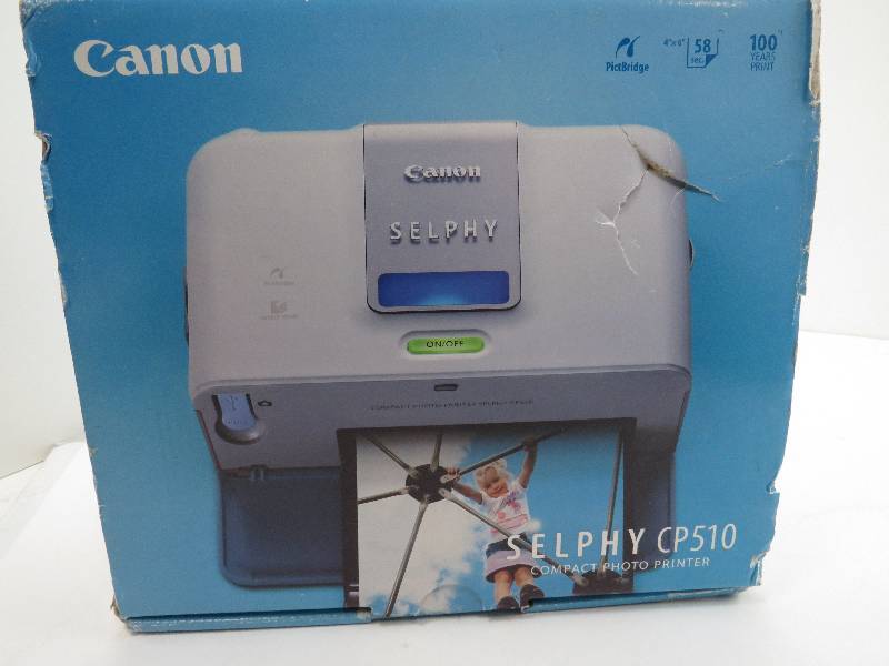 lot 4 image: Canon SELPHY CP510 Compact Photo Printer
