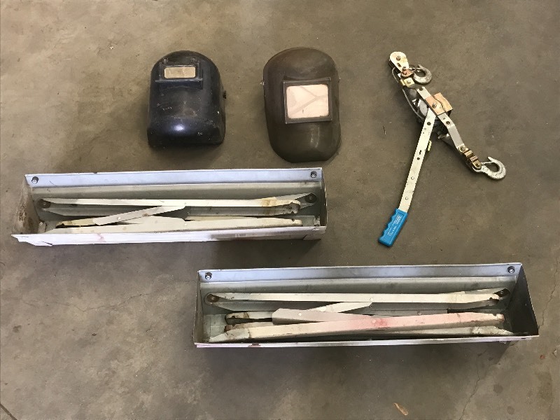 lot 55 image: Lot Of (2) Welding Helmets, (2) Fo...