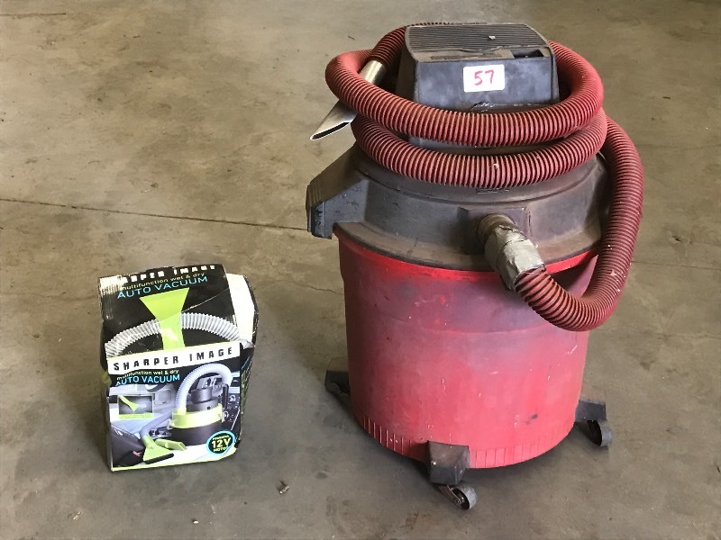 lot 57 image: (1) Craftsman 15-Gallon Shop Vac---...